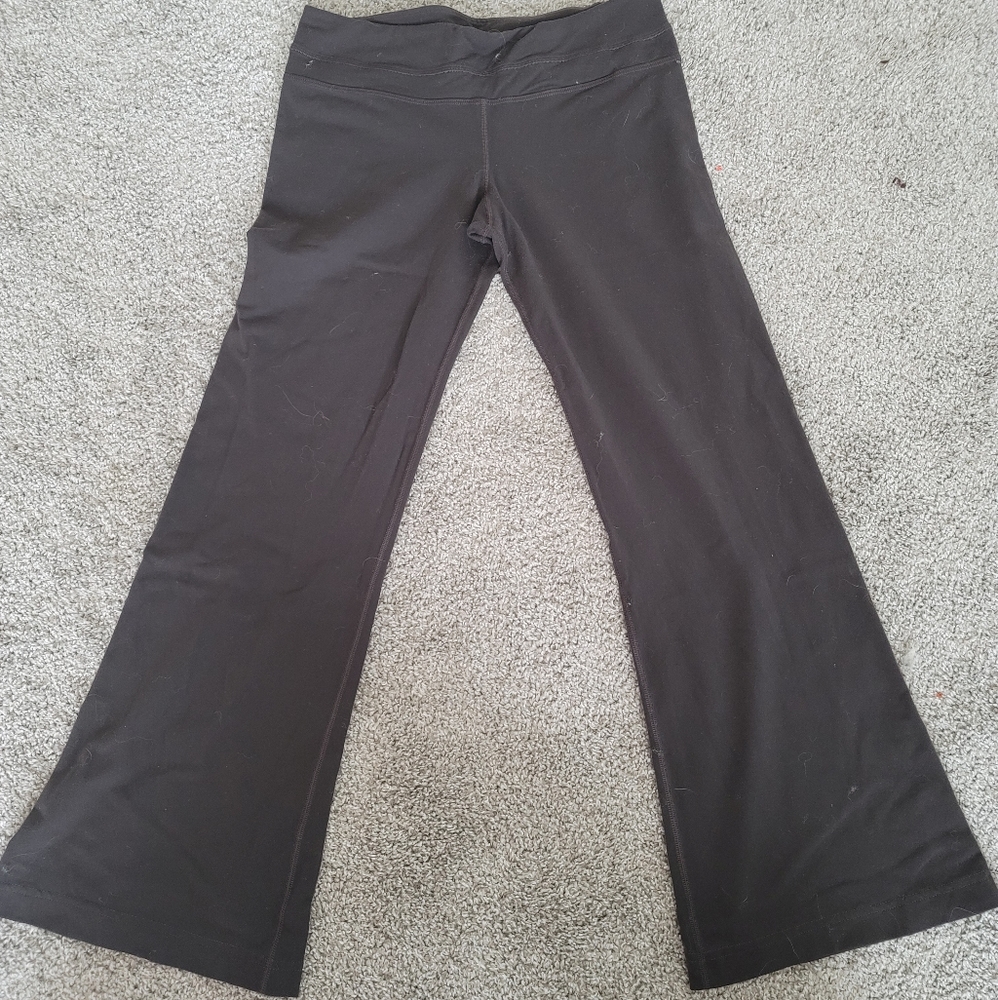 💚3/$25💚 Lululemon charcoal brown flare yoga pant